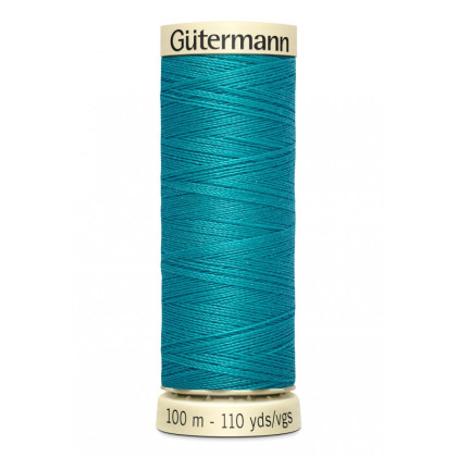 Bobine de Fil pour tout coudre Gutermann 100 m - N°55 bleu turquoise