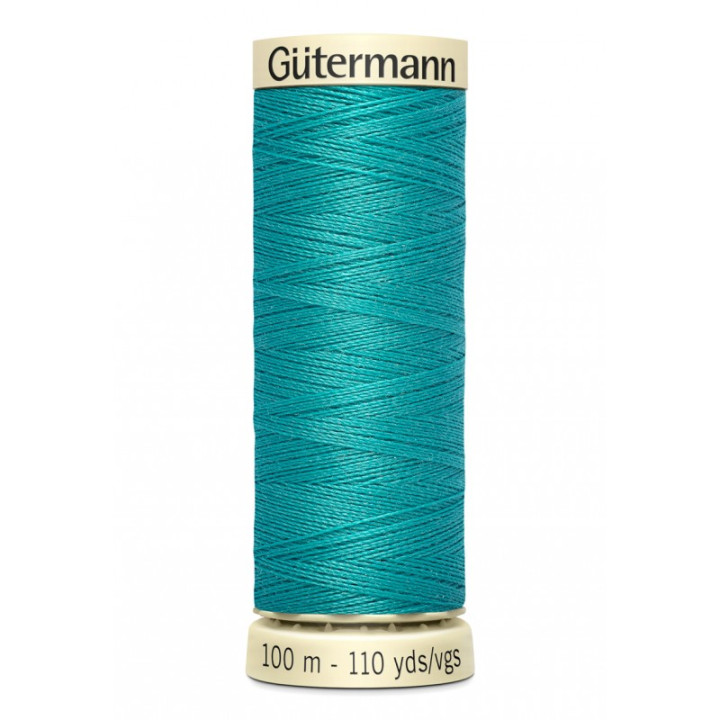 Bobine de Fil pour tout coudre Gutermann 100 m - N°763 bleu turquoise