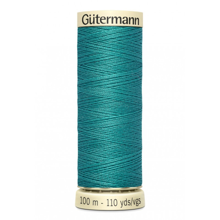 Bobine de Fil pour tout coudre Gutermann 100 m - N°107 bleu turquoise