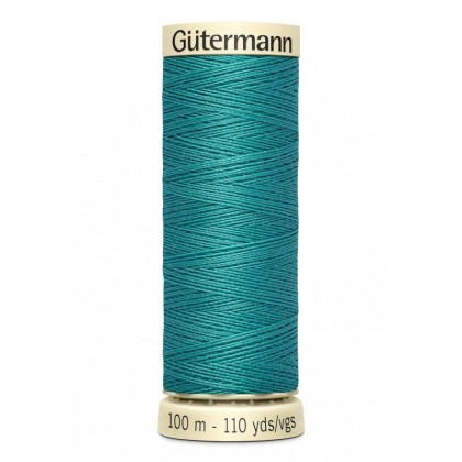 Bobine de Fil pour tout coudre Gutermann 100 m - N°107 bleu turquoise