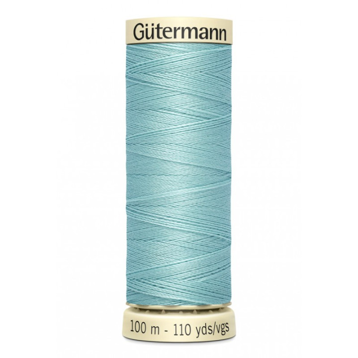 Bobine de Fil pour tout coudre Gutermann 100 m - N°331 bleu ciel