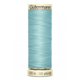 Bobine de Fil pour tout coudre Gutermann 100 m - N°331 bleu ciel