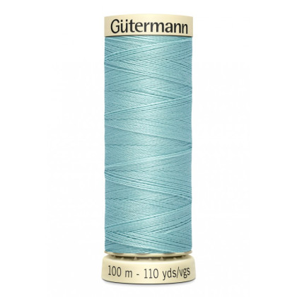 Bobine de Fil pour tout coudre Gutermann 100 m - N°331 bleu ciel