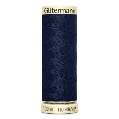 Bobine de Fil pour tout coudre Gutermann 100 m - N°487 bleu