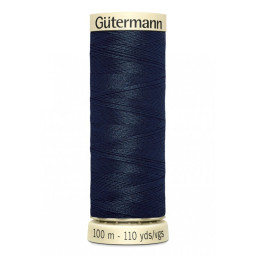 Bobine de Fil pour tout coudre Gutermann 100 m - N°595 bleu marine