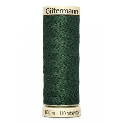 Bobine de Fil pour tout coudre Gutermann 100 m - N°555 vert