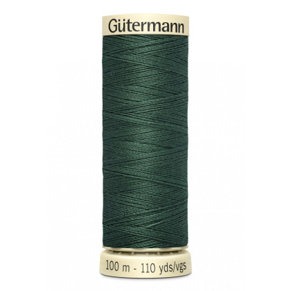 Bobine de Fil pour tout coudre Gutermann 100 m - N°302 vert