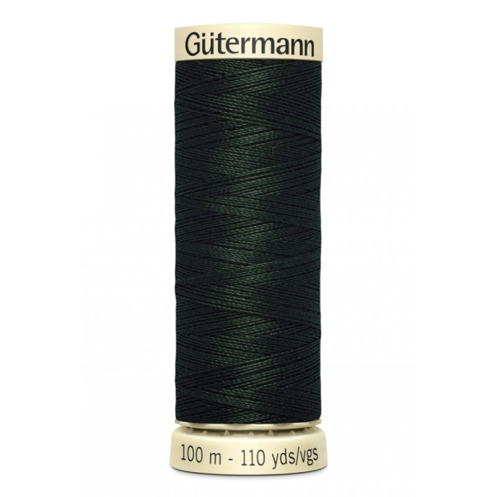 Bobine de Fil pour tout coudre Gutermann 100 m - N°687 vert