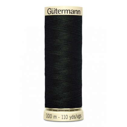 Bobine de Fil pour tout coudre Gutermann 100 m - N°766 vert