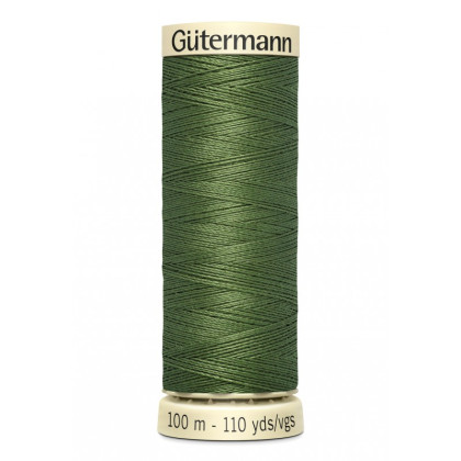 Bobine de Fil pour tout coudre Gutermann 100 m - N°148 vert