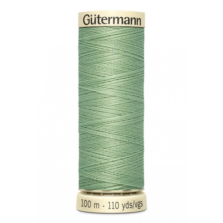 Bobine de Fil pour tout coudre Gutermann 100 m - N°914 vert