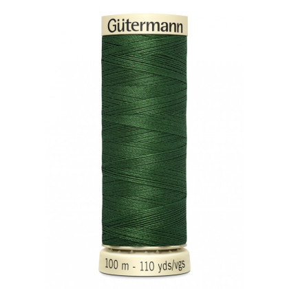 Bobine de Fil pour tout coudre Gutermann 100 m - N°639 vert