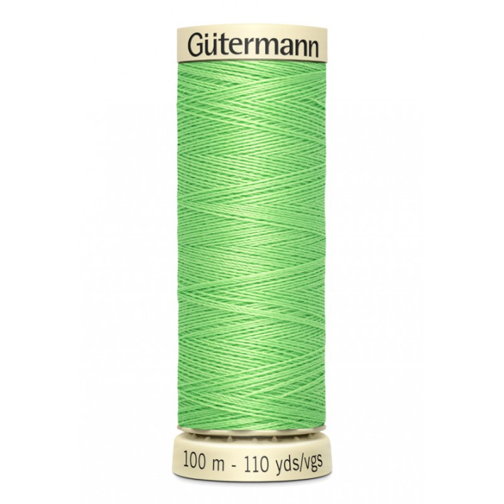 Bobine de Fil pour tout coudre Gutermann 100 m - N°153 vert clair