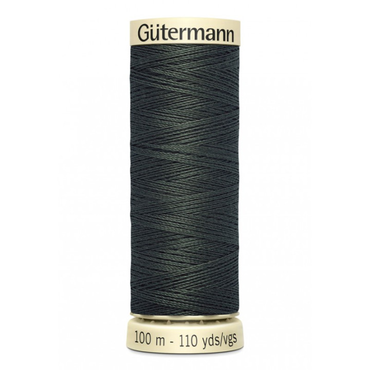 Bobine de Fil pour tout coudre Gutermann 100 m - N°861 vert kaki