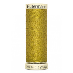 Bobine de Fil pour tout coudre Gutermann 100 m - N°286 jaune vert