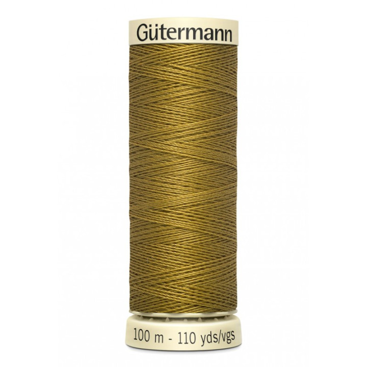 Bobine de Fil pour tout coudre Gutermann 100 m - N°886 olive