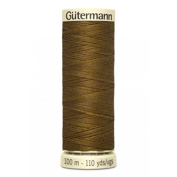 Bobine de Fil pour tout coudre Gutermann 100 m - N°288 marron