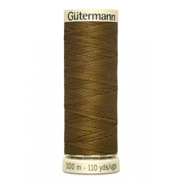 Bobine de Fil pour tout coudre Gutermann 100 m - N°288 marron