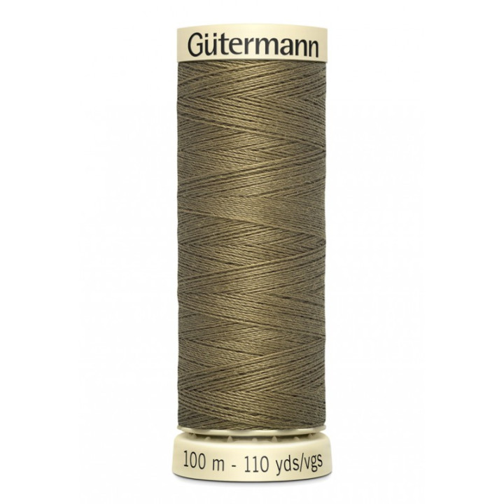 Bobine de Fil pour tout coudre Gutermann 100 m - N°528 marron