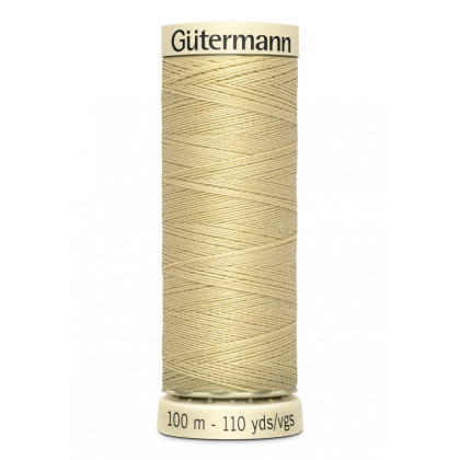 Bobine de Fil pour tout coudre Gutermann 100 m - N°249 beige