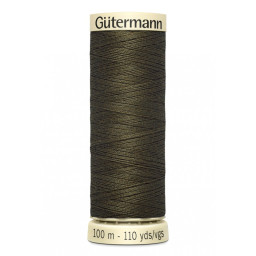 Bobine de Fil pour tout coudre Gutermann 100 m - N°689 kaki