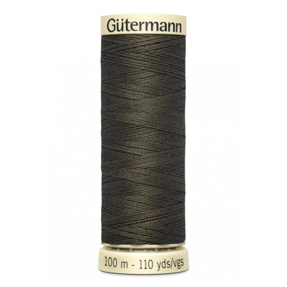 Bobine de Fil pour tout coudre Gutermann 100 m - N°673 kaki