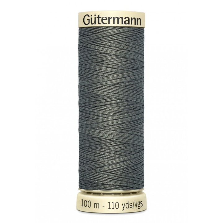 Bobine de Fil pour tout coudre Gutermann 100 m - N°635 gris