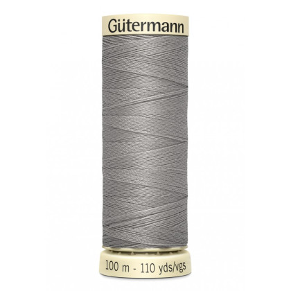 Bobine de Fil pour tout coudre Gutermann 100 m - N°495 gris