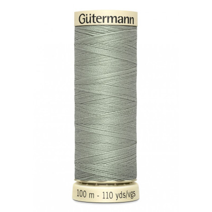 Bobine de Fil pour tout coudre Gutermann 100 m - N°261 gris