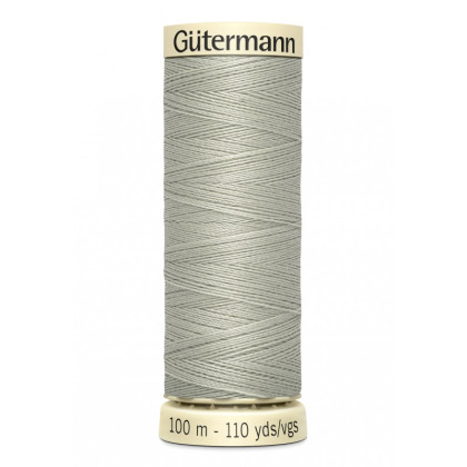 Bobine de Fil pour tout coudre Gutermann 100 m - N°633 gris