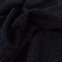 Tissu maille pailleté Aurora noir