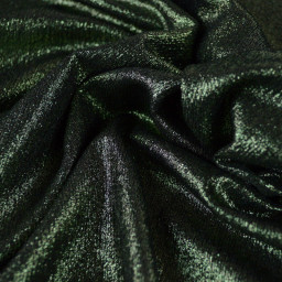 Tissu maille pailleté Shiny Vert foncé