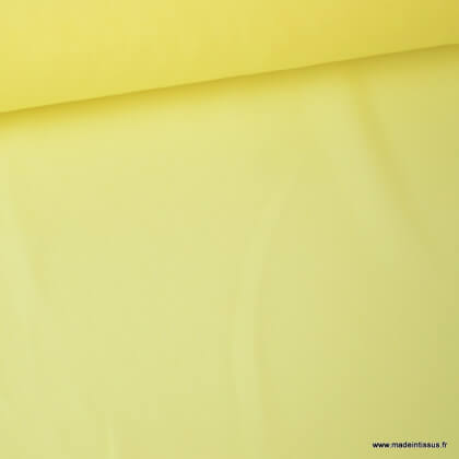 Tissu Mousseline fluide Jaune