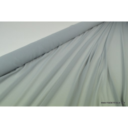 tissu Mousseline fluide polyester gris x50cm