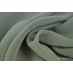 tissu Mousseline fluide polyester gris x50cm