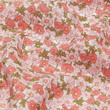 Tissu Liberty Charmian fleurs Roses - oeko tex