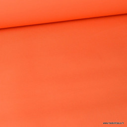 Tissu sergé coton lourd orange 300gr/m²