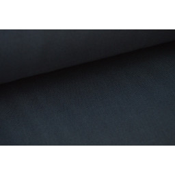 Véritable tissu gabardine anthracite x50cm