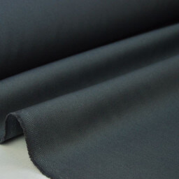 Véritable tissu gabardine anthracite x50cm