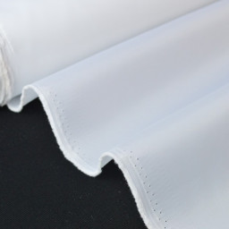 1 coupon de 76 cm de  Tissu parapluie Blanc .