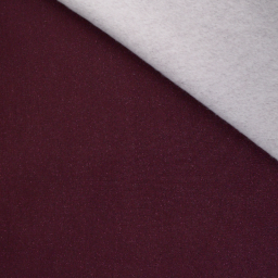 Tissu sweat lurex bordeaux - oeko tex