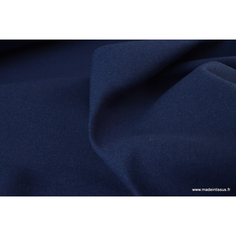 Tissu thermocollant coton bleu marine – L'univers de Mel'ine